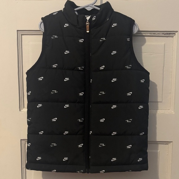 Nike Other - Nike Kids Black Logo Puffer Vest